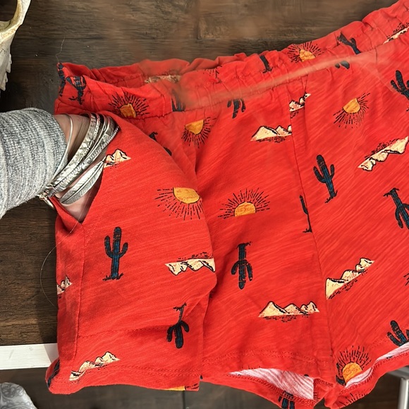 Secret Treasures Orange Cacti and Sunshine Cotton Sleep Shorts - Picture 10 of 14